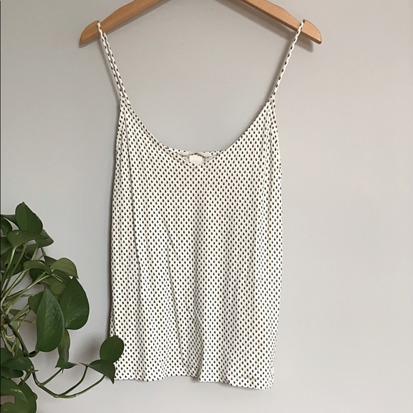 H&M Camisole Tank Top Spaghetti Straps XS White - Picture 2 of 6